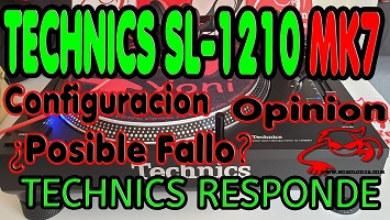 TECHNICS SL 1210 MK7 Configuración interruptores + ¿Posible Fallo? TECHNICS RESPONDE + Opinión