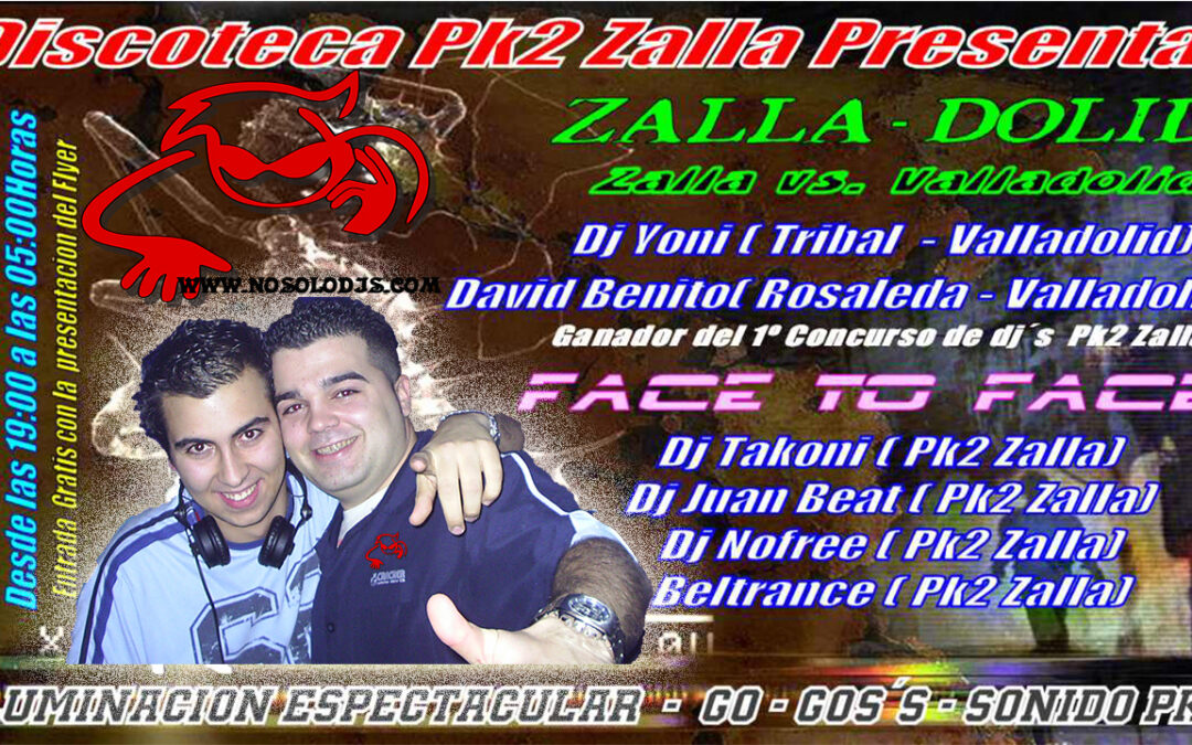 (VIDEO FIESTA) Zalladolid@PK2 Zalla — En cabina Dj Yoni & David Dj — (12.12.04)